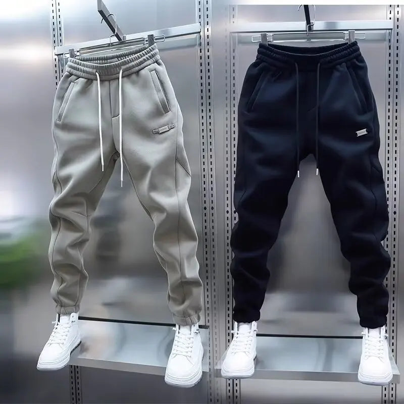 Men’s Casual Tapered Pants – Stretch Fit Sweatpants for Everyday Comfort