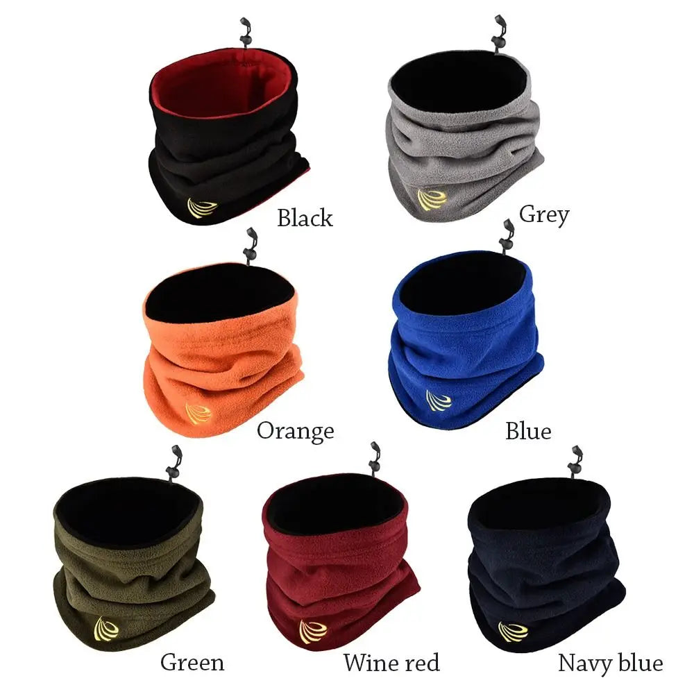 Winter Fleece Neck Gaiter – Thermal Ski Face Cover Scarf for Men