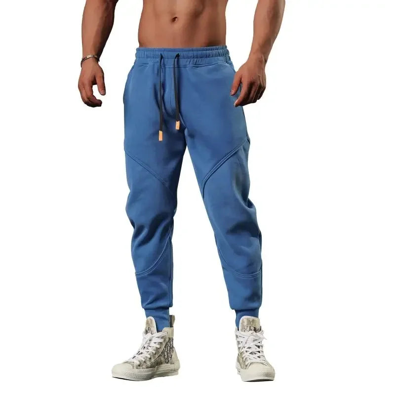 Men’s Slim Fit Sweatpants – Vintage Style Skinny Sports Trousers for Winter