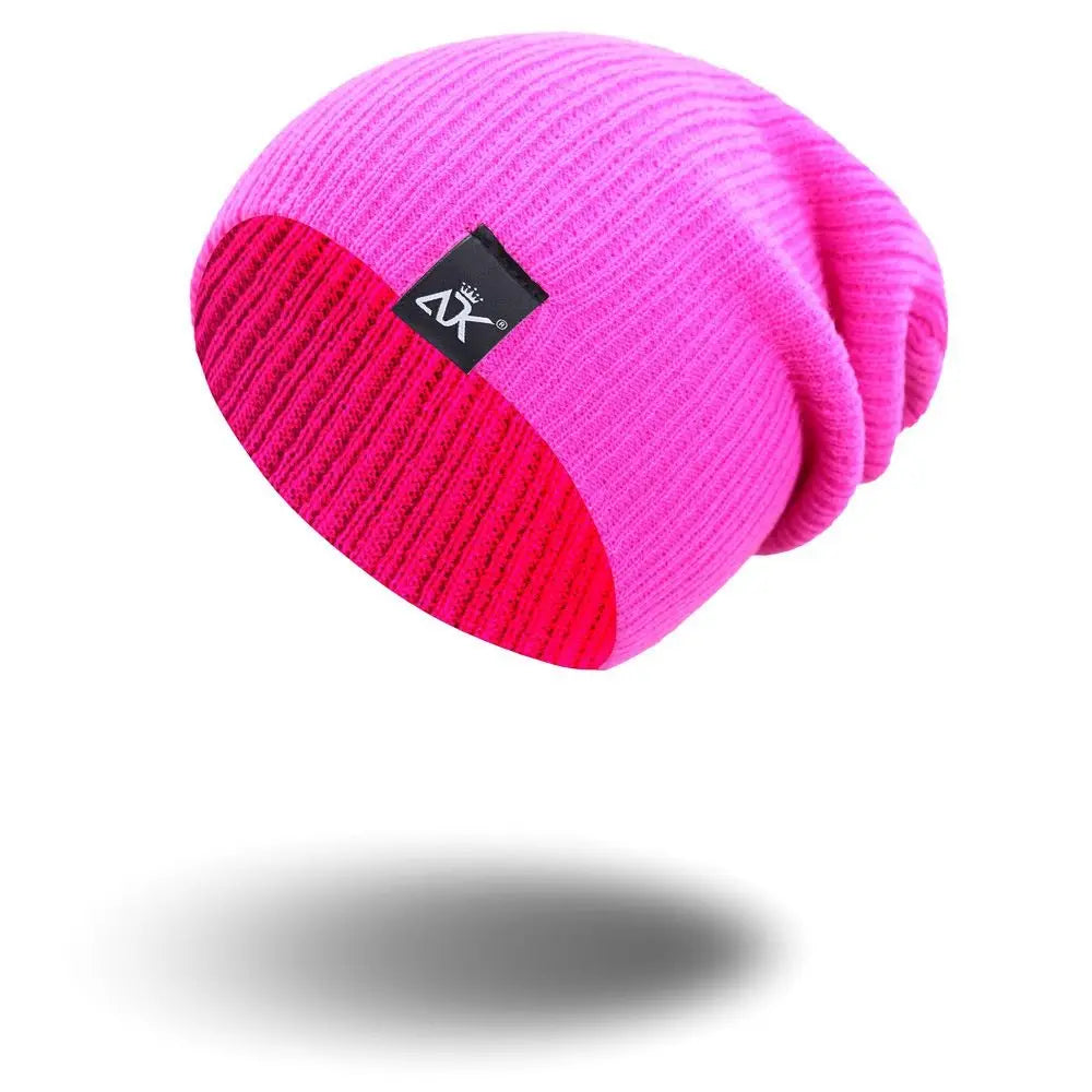 New Solid Cute Woman/Men Winter Autumn Hats Warmer Bonnet Knitted Beanies Female Beanie Caps Skullies & Beanies