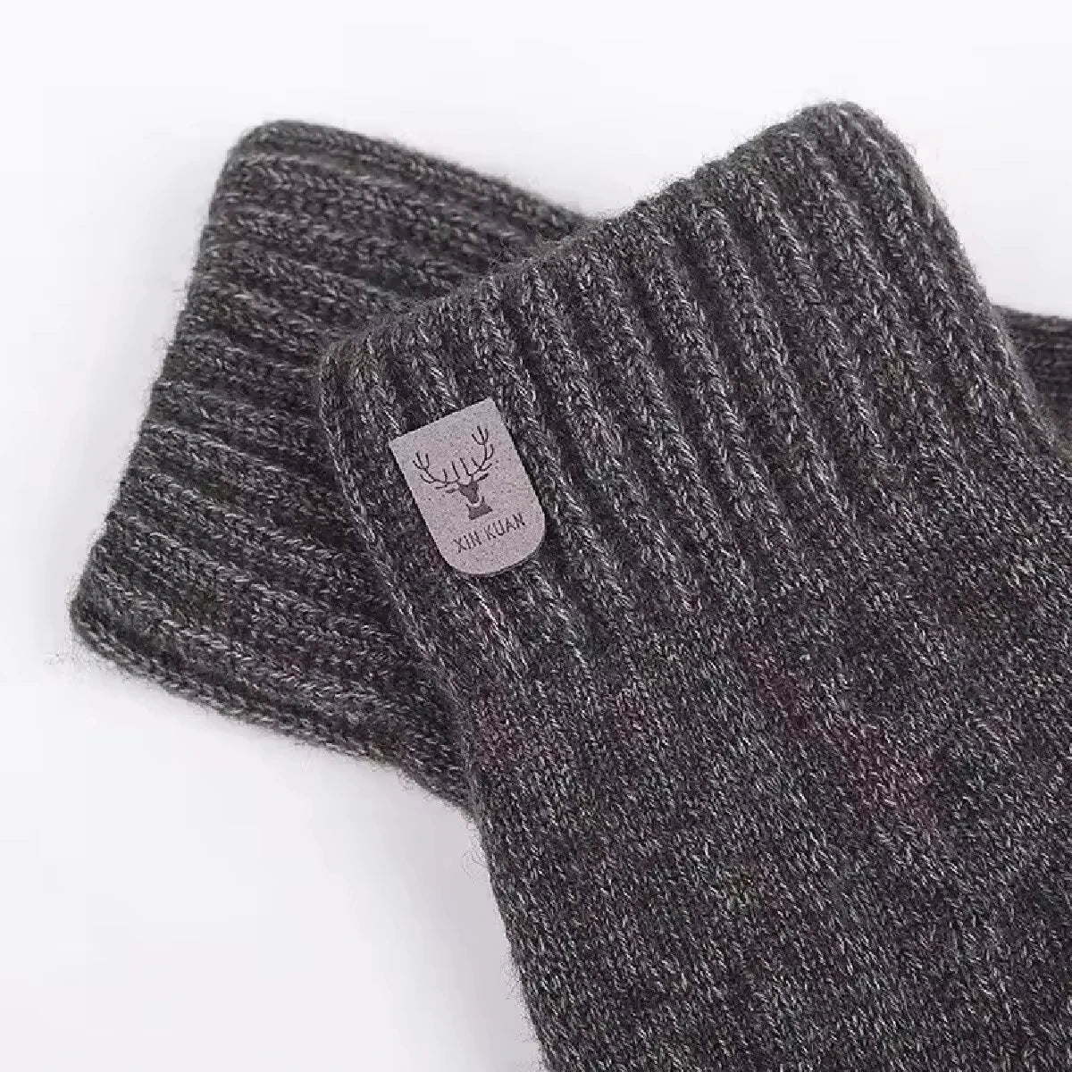 Winter Alpaca Wool Gloves – Touchscreen Thermal Driving & Cycling Gloves