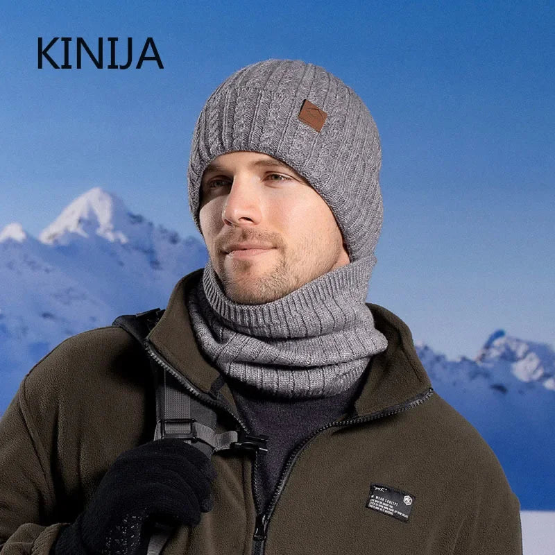 Winter Hat Skullies Beanies Hat Beanies for Men Women Wool Scarf Caps Balaclava Mask Gorras Bonnet Knitted Hat
