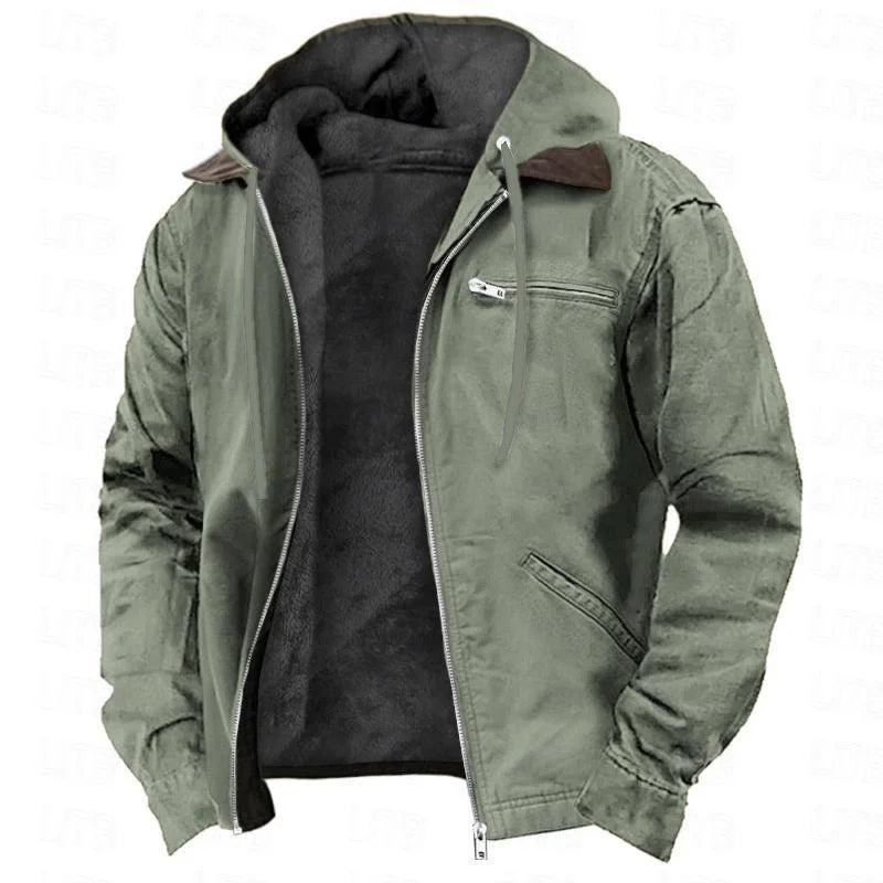 Jacket Coat Autumn Winter For Man Original Classic Field Punk Military Polar Fashion Demi Season Light Luxury Legacy Biker Blue
