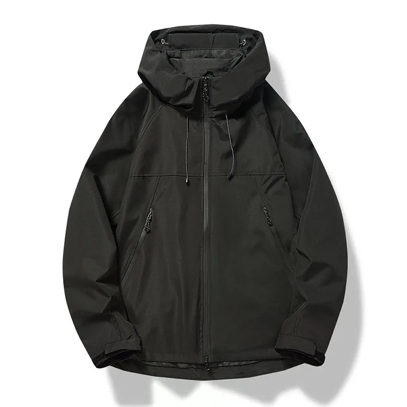Men Jackets Hooded Sports Outdoor Jacket Man Waterproof Breathable Couple Sportswear Unisex Hiking Coats Outwear Men's Clothing