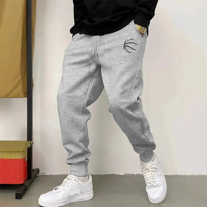 Men’s Printed Jogger Sweatpants – Casual Sports Trousers for Running & Fitness