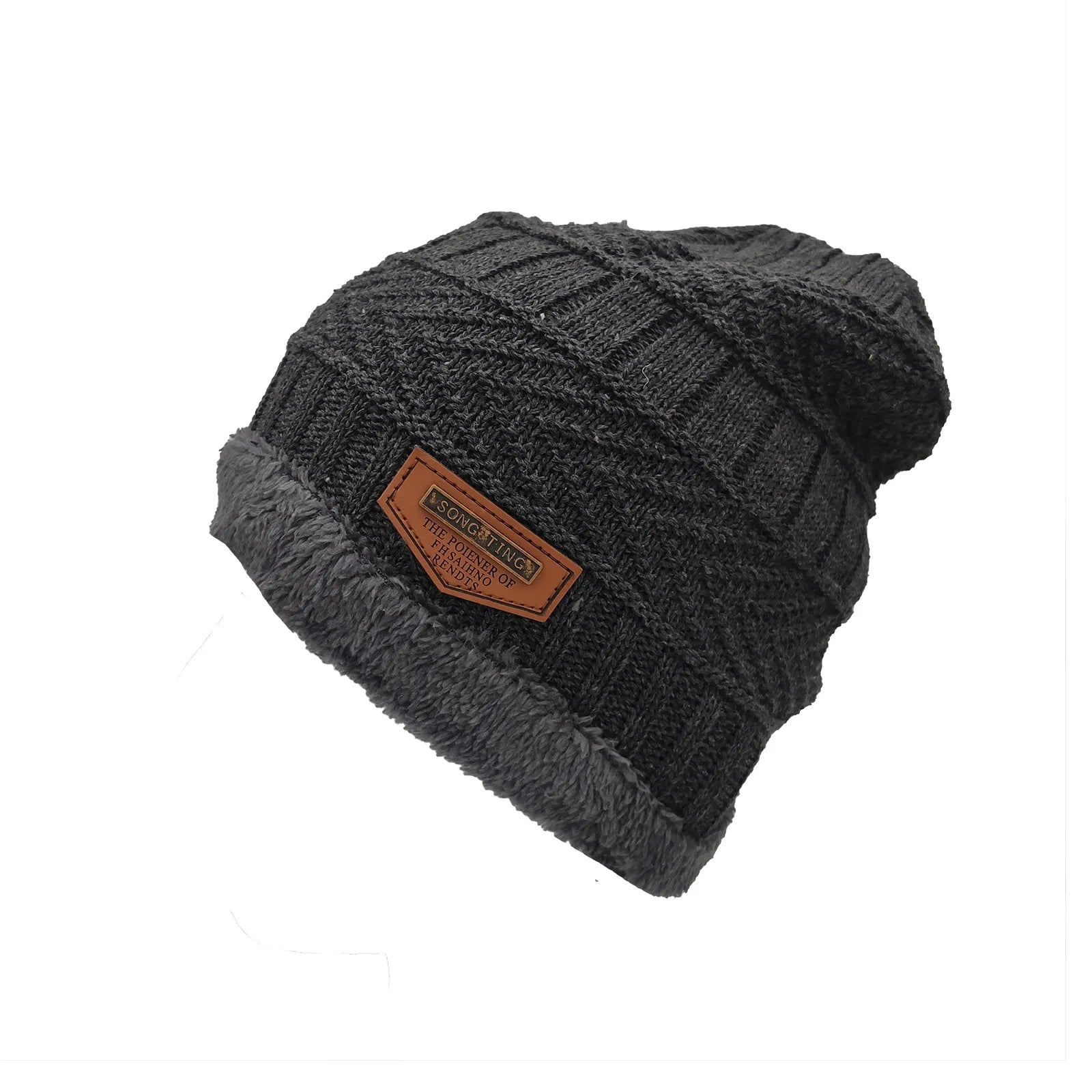 Premium Winter Beanie – Thick Warm Knit Hat for Men & Women