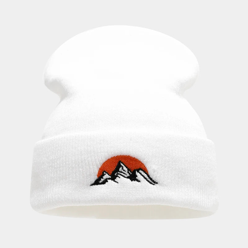 Casual Beanies for Men Women Fashion Embroidered Street Knitted Hat Winter Keep Warm Skullies Hats Bonnet