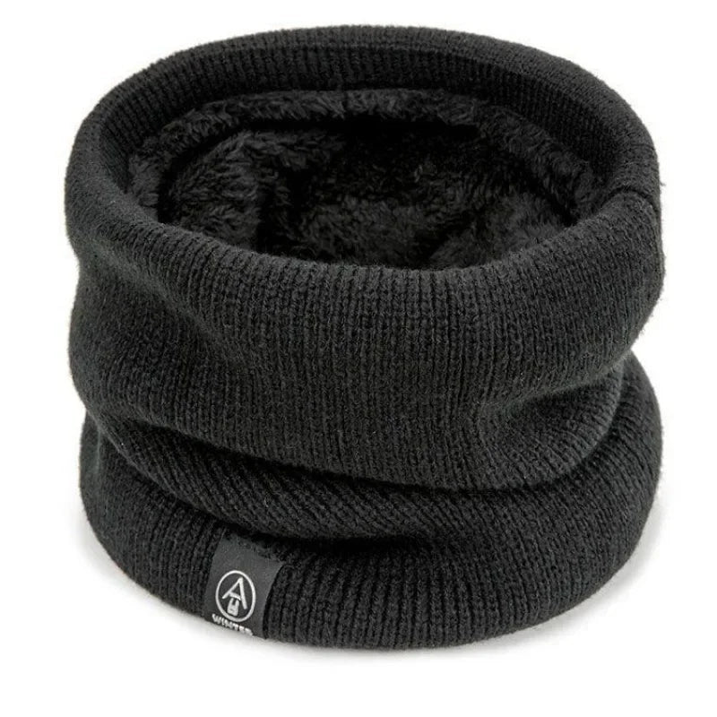 Knitted Winter Neck Warmer – Soft Thermal Scarf for Men & Women