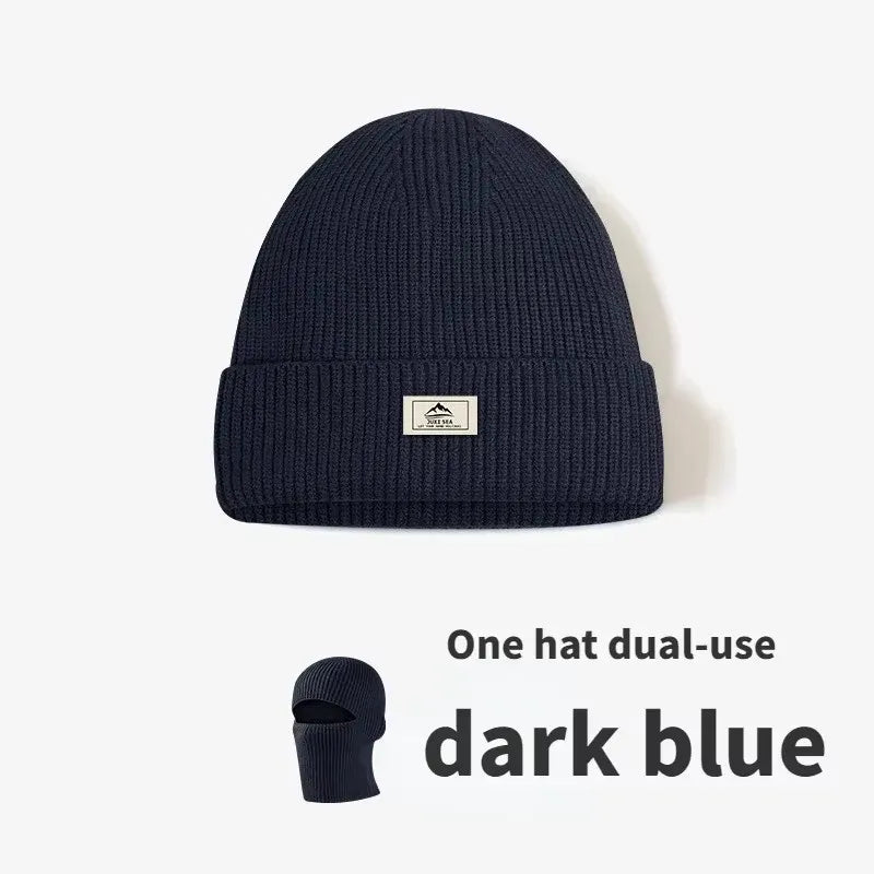 Thick Knit Winter Beanie – Warm Fur-Lined Hat for Men & Women