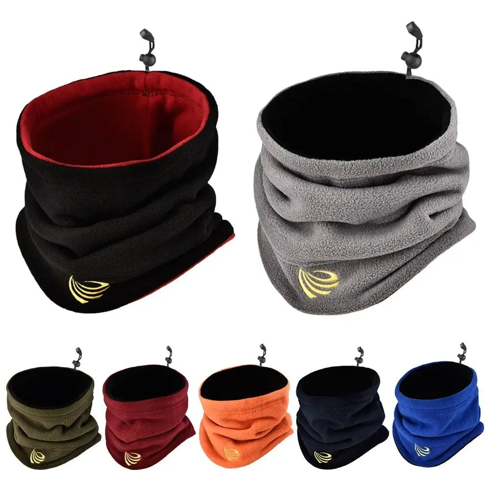 Winter Fleece Neck Gaiter – Thermal Ski Face Cover Scarf for Men
