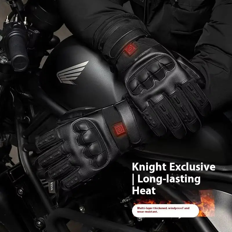Heated Gloves Hand Warmer Electric Thermal Gloves Waterproof Snowboard Cycling Motorcycle Bicycle Ski Outdoor Winter Gloves