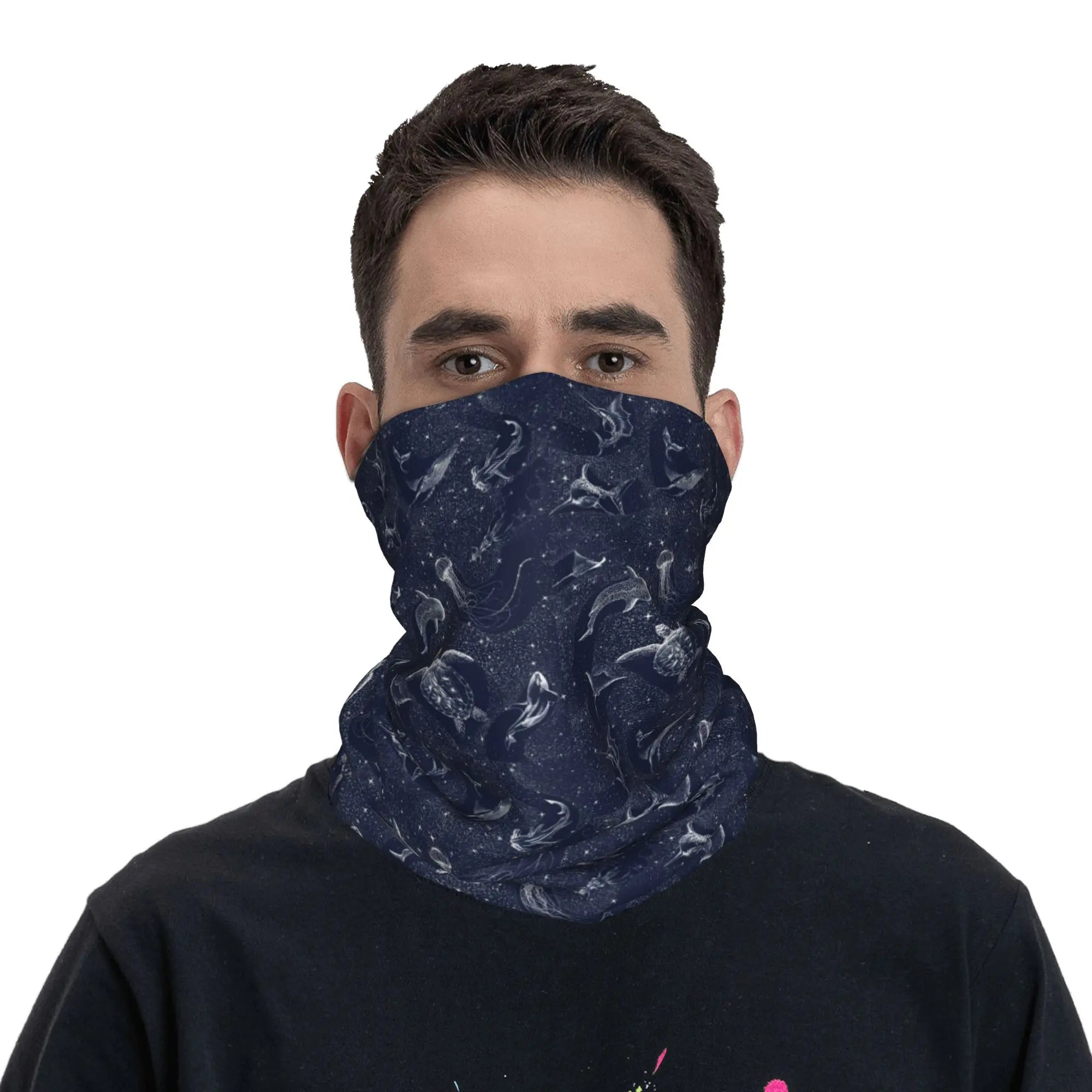 Cosmic Ocean Bandana Neck Cover Printed Face Scarf Warm Face Mask Cycling Unisex Adult