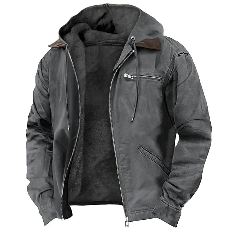 Jacket Coat Autumn Winter For Man Original Classic Field Punk Military Polar Fashion Demi Season Light Luxury Legacy Biker Blue