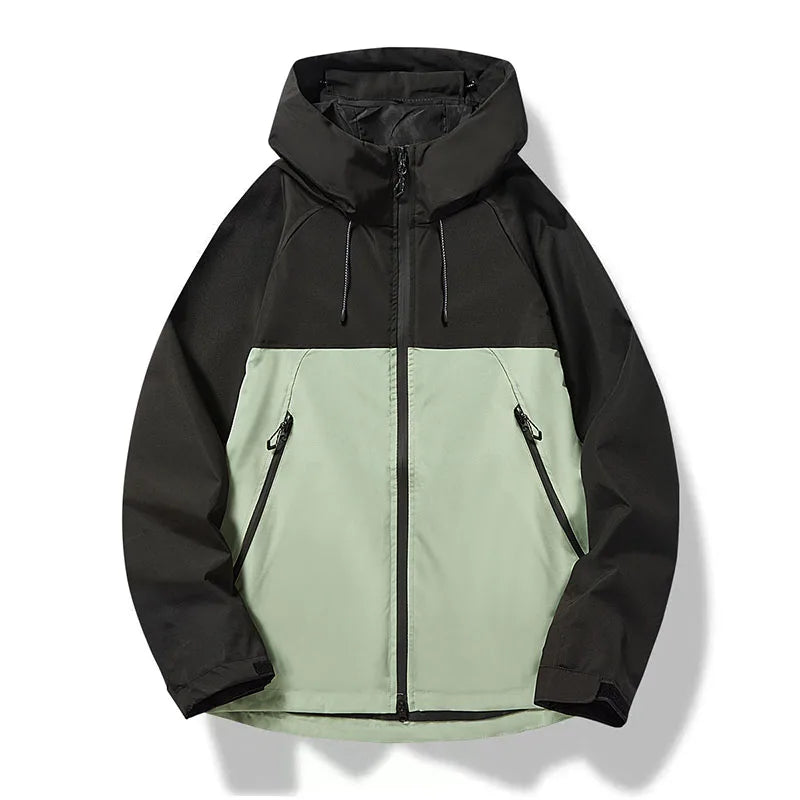 Men Jackets Hooded Sports Outdoor Jacket Man Waterproof Breathable Couple Sportswear Unisex Hiking Coats Outwear Men's Clothing