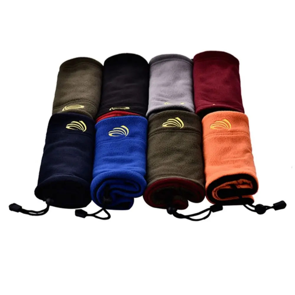 Winter Fleece Neck Gaiter – Thermal Ski Face Cover Scarf for Men