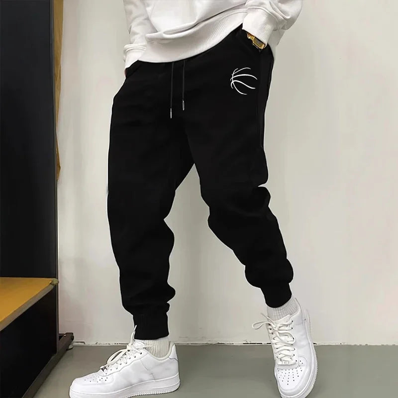 Men’s Printed Jogger Sweatpants – Casual Sports Trousers for Running & Fitness