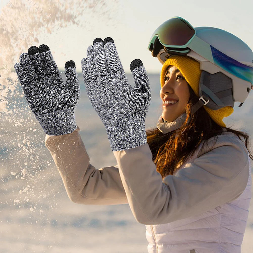 USB Heated Winter Gloves – Touchscreen Thermal Gloves for Skiing & Riding