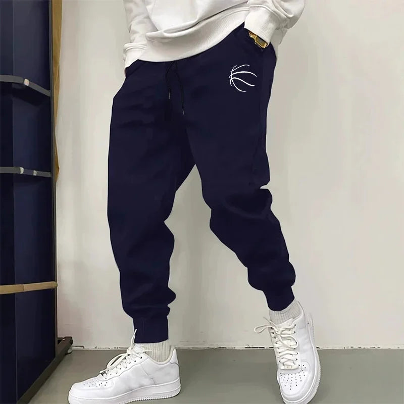 Men’s Printed Jogger Sweatpants – Casual Sports Trousers for Running & Fitness