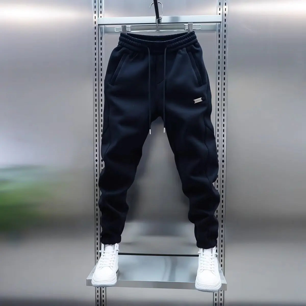 Men’s Casual Tapered Pants – Stretch Fit Sweatpants for Everyday Comfort