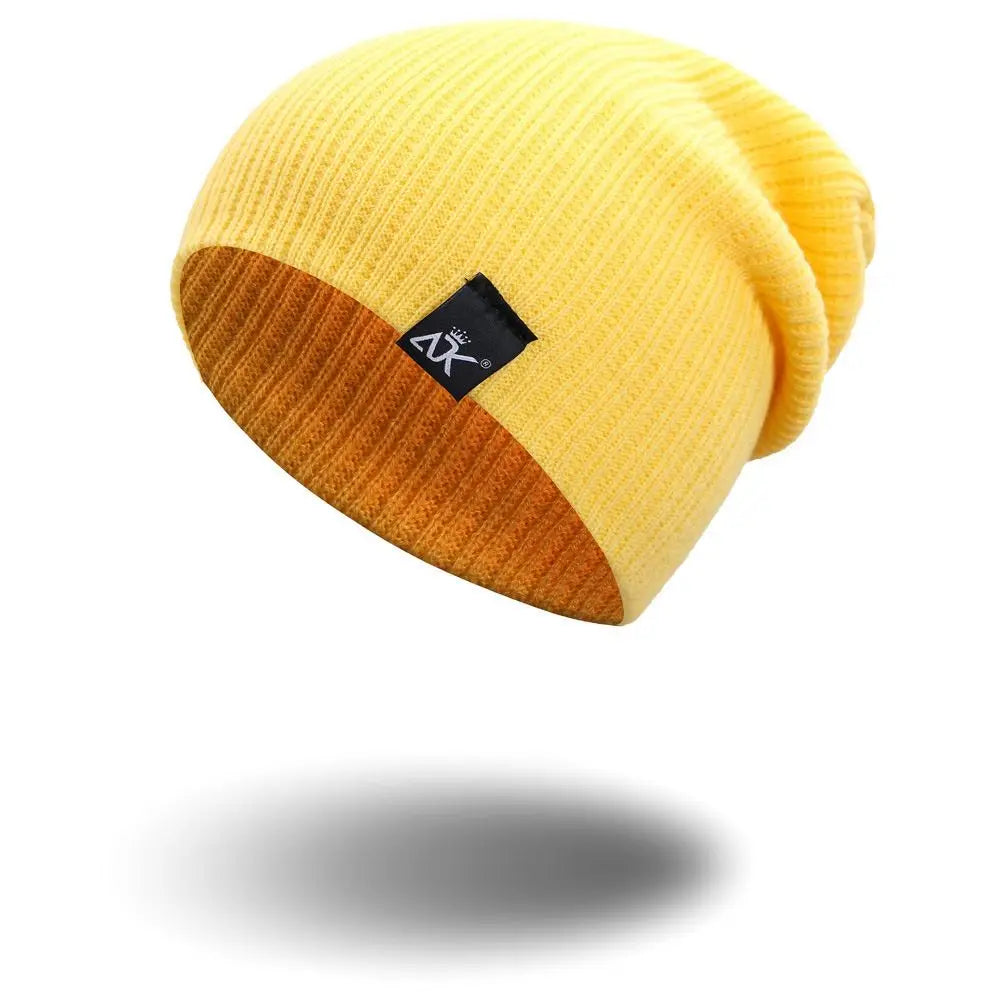 New Solid Cute Woman/Men Winter Autumn Hats Warmer Bonnet Knitted Beanies Female Beanie Caps Skullies & Beanies