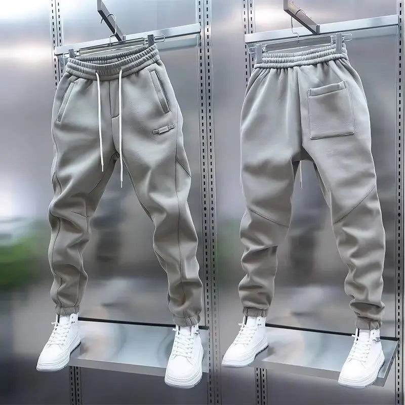 Men’s Casual Tapered Pants – Stretch Fit Sweatpants for Everyday Comfort