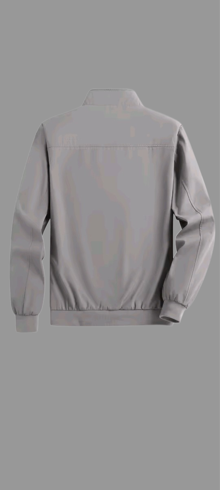 Men’s Lightweight Casual Jacket – Stand Collar Outdoor Sport Zip-Up Coat for Spring & Autumn