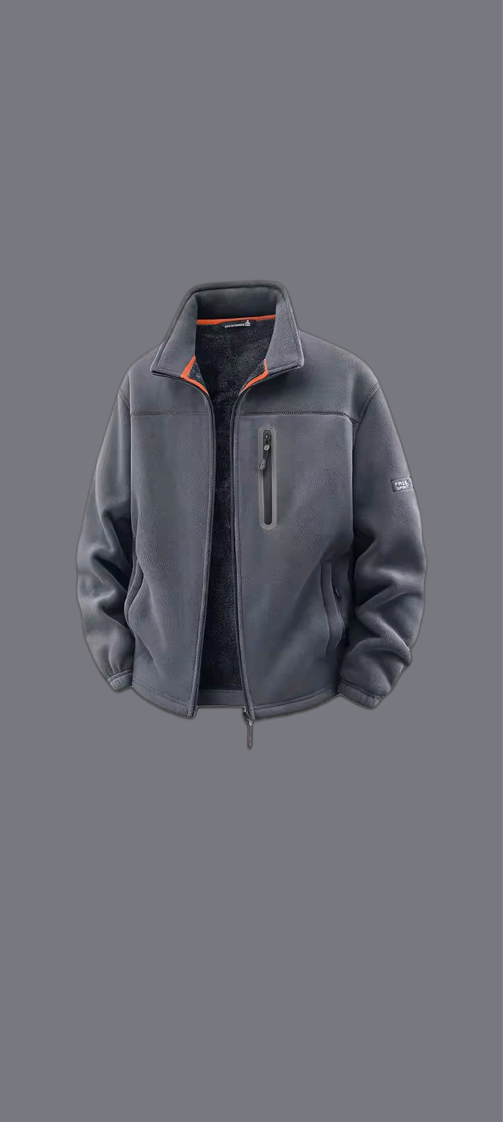 Men’s Ultra Warm Fleece Jacket – Soft Windproof Outdoor Winter Essential